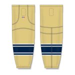 Athletic Knit HS2100-522 Lightweight Pro Hockey Socks - Notre Dame Vegas Gold - Front