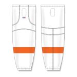 Athletic Knit HS2100-525 Lightweight Pro Hockey Socks - 2011 Philadelphia White - Front