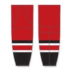 Athletic Knit HS2100-532 Lightweight Pro Hockey Socks - 2017 Carolina Red - Front