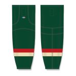 Athletic Knit HS2100-588 Lightweight Pro Hockey Socks - 2016 Minnesota Stadium Series Dark Green - Front