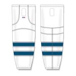 Athletic Knit HS2100-596 Lightweight Pro Hockey Socks - 2011 Winnipeg White - Front