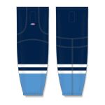 Athletic Knit HS2100-665 Lightweight Pro Hockey Socks - 2010 Florida 3rd Navy - Front