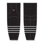 Athletic Knit HS2100-696 Lightweight Pro Hockey Socks - 2015 New York Islanders 3rd Black - Front