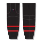Athletic Knit HS2100-700 Lightweight Pro Hockey Socks - 2021 Ottawa Black - Front