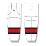 Athletic Knit HS2100-741 Lightweight Pro Hockey Socks - 2002 Team Canada White - Front