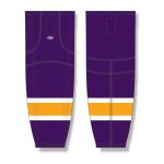 Athletic Knit HS2100-751 Lightweight Pro Hockey Socks - Vintage LA Purple - Front