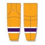 Athletic Knit HS2100-752 Lightweight Pro Hockey Socks - Vintage LA Gold - Front