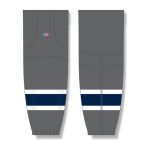 Athletic Knit HS2100-757 Lightweight Pro Hockey Socks - 2021 Winnipeg Reverse Retro Charcoal - Front