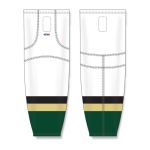 Athletic Knit HS2100-793 Lightweight Pro Hockey Socks - New Texas White - Front