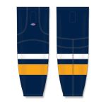 Athletic Knit HS2100-800 Lightweight Pro Hockey Socks - 2008 Buffalo Navy - Front