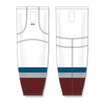 Athletic Knit HS2100-805 Lightweight Pro Hockey Socks - 2011 Colorado White - Front