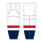 Athletic Knit HS2100-809 Lightweight Pro Hockey Socks - 2013 Washington White - Front
