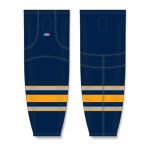 Athletic Knit HS2100-810 Lightweight Pro Hockey Socks - 2009 Buffalo 3rd Navy - Front
