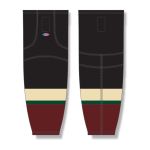 Athletic Knit HS2100-825 Lightweight Pro Hockey Socks - 2018 Arizona Kachina Black - Front