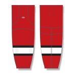 Athletic Knit HS2100-836 Lightweight Pro Hockey Socks - 2010 Ottawa Red - Front