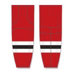 Athletic Knit HS2100-866 Lightweight Pro Hockey Socks - 2017 New Jersey Red - Front