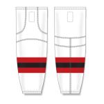 Athletic Knit HS2100-867 Lightweight Pro Hockey Socks - 2017 New Jersey White - Front