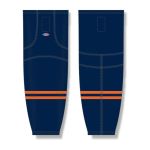 Athletic Knit HS2100-887 Lightweight Pro Hockey Socks - 2019 Edmonton 3rd Navy - Front