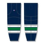 Athletic Knit HS2100-943 Lightweight Pro Hockey Socks - Hartford Navy - Front