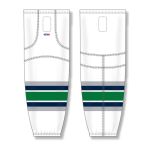 Athletic Knit HS2100-944 Lightweight Pro Hockey Socks - Hartford White - Front