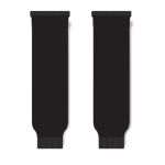 Athletic Knit HS630-001 Knitted Solid Hockey Socks - Black - Front