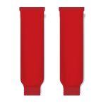 Athletic Knit HS630-005 Knitted Solid Hockey Socks - Red - Front