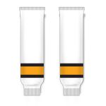 Athletic Knit HS630-301 Knitted Striped Hockey Socks - Boston White - Front