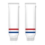 Athletic Knit HS630-309 Knitted Striped Hockey Socks - Montreal White - Front