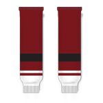 Athletic Knit HS630-582 Knitted Striped Hockey Socks - 2015 Arizona Av Red - Front