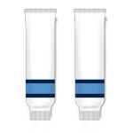 Athletic Knit HS630-832 Knitted Striped Hockey Socks - 2008 Pittsburgh 3rd White - Front