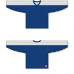 Athletic Knit LB153-206 Box Lacrosse Jersey - Royal/White - Full