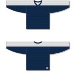 Athletic Knit LB153-216 Box Lacrosse Jersey - Navy/White - Full