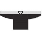 Athletic Knit LB153-221 Box Lacrosse Jersey - Black/White - Front