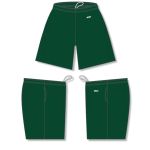 Athletic Knit LS1700-029 Field Lacrosse Shorts - Dark Green - Full