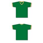 Athletic Knit S1333-334 Soccer Jersey - Kelly/Gold/White - Full