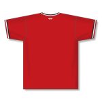 Athletic Knit S1333-414 Soccer Jersey - Red/Black/White - Rear