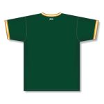 Athletic Knit S1333-439 Soccer Jersey - Dark Green/Gold/White - Rear