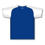 Athletic Knit S1375-206 Soccer Jersey - Royal/White - Rear