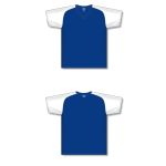 Athletic Knit S1375-206 Soccer Jersey - Royal/White - Full