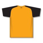 Athletic Knit S1375-213 Soccer Jersey - Gold/Black - Rear