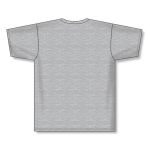 Athletic Knit S1800-020 Soccer Jersey - Heather Grey - Rear