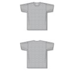 Athletic Knit S1800-020 Soccer Jersey - Heather Grey - Full