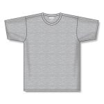 Athletic Knit S1800-020 Soccer Jersey - Heather Grey - Front