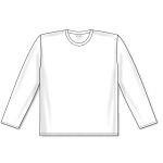 Athletic Knit S1900-000 Soccer Long Sleeve Shirt - White - Front