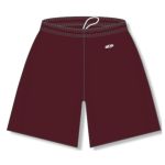 Athletic Knit SS1700-009 Soccer Shorts - Maroon - Front
