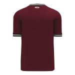 Athletic Knit V1333-443 Volleyball Jersey - Maroon/Black/White - Rear