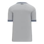 Athletic Knit V1333-548 Volleyball Jersey - Grey/Navy/White - Rear
