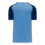 Athletic Knit V1375-232 Volleyball Jersey - Sky/Navy - Rear