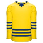 Athletic Knit H8000-257 Select Hockey Jersey - Maize/Royal - Primary