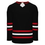 Athletic Knit H8000-348 Select Hockey Jersey - Black/Red/White - Primary